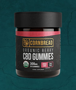 Best Full-Spectrum = THC Gummies: Cornbread Hemp CBD Gummies.

