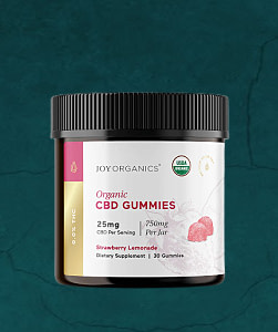 Best High Potency Broad-Spectrum Gummy: Joy Organics CBD Gummies.