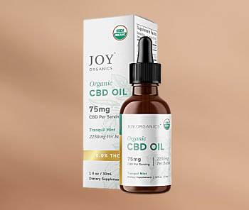 Joy Organics Review: Organic Broad Spectrum CBD Tincture.