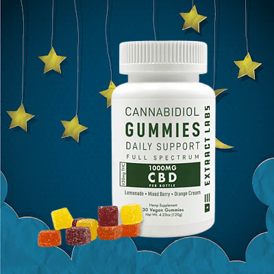 Best Full-Spectrum CBD Gummies: Extract Labs Full-Spectrum CBD Gummies.