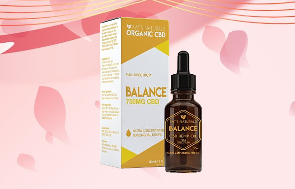 Best CBD Oil for Hormone Balance: Kat's Naturals Balance CBD Oil.
