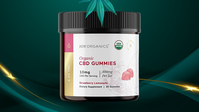 Best CBD Gummies For Beginners: Joy Organics Organic CBD Gummies (THC-Free).