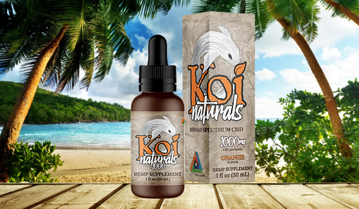 Koi CBD Review,  Best For Those Who Want A THC-Free Option: Koi Naturals CBD Oil Tincture.