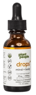 Plant People CBD Oil Drops+ Mind + Body 1 Best Affordable CBD Anytime Tincture: Plant People CBD Oil Drops+ Mind + Body