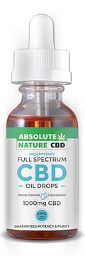 Full Spectrum CBD Oil 1000mg - Absolute Nature CBD (2) Absolute Nature Full-Spectrum CBD Oil Drops, 1000mg CBD, 1-fluid ounce bottle.