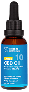 Bluebird Botanicals Classic CBD Oil, Best for Beginners.