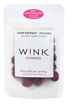 Wink Sleep Support CBD Gummies For Women.