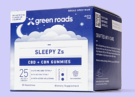 The Best Way To Get A Restful Night Of Sleep, Green Roads Sleepy Zs CBD, CBN Gummies.