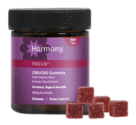 Harmony CBD Gummies, Formulated To Improve Focus.