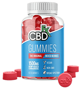 CBDfx Original Mixed Berry CBD Gummies Review.