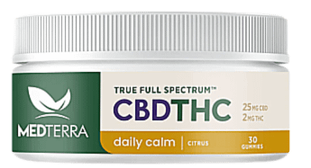 Best CBD/THC Gummies, Medterra True Full-Spectrum CBD Gummies For Stress Relief
