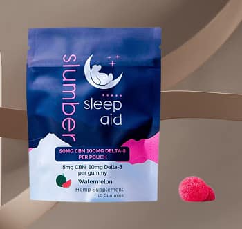 Best For Sleep: Slumber Sleep Aid Delta-8 Gummies With CBN
