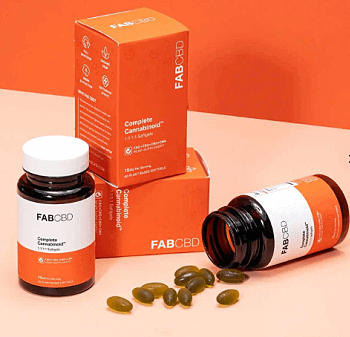 Best Cannabinoid Supplement: FAB Complete Cannabinoid CBD Softgels 