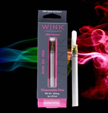 Best For Women: Wink Wellness CBD Vape Oil.5G Disposable Pen + USB