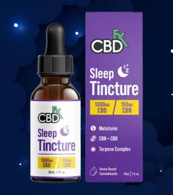 Best For Sleep: CBDfx CBD Oil Sleep Tincture.