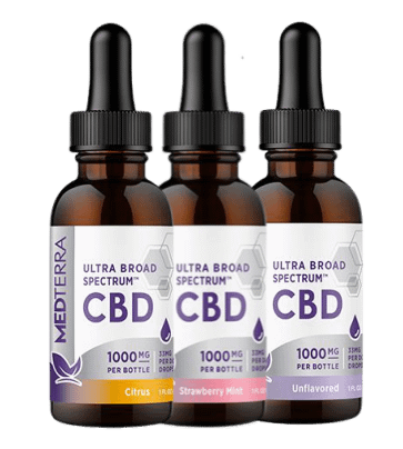 Best Broad Spectrum Medterra Medterra Ultra Broad Spectrum CBD Tincture, Ultra Broad Spectrum 1000mg CBD, Citrus, Strawberry Mint and Unflavored, 1-fluid ounce bottle.