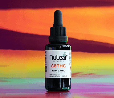 NuLeaf Naturals Delta 8 THC Full Spectrum Oil.
