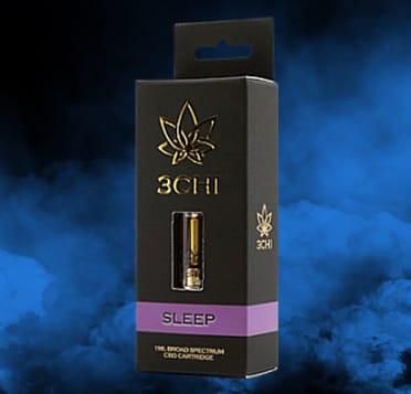 Best For Sleep, 3Chi CBD Vape Cartridge Sleep Blend.