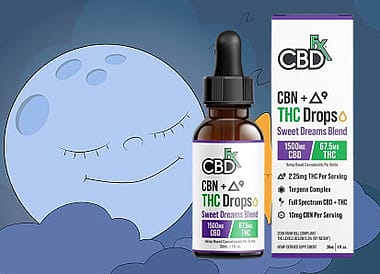CBDfx CBD For Sleep, The Best Blend Of Calming Terpenes. 