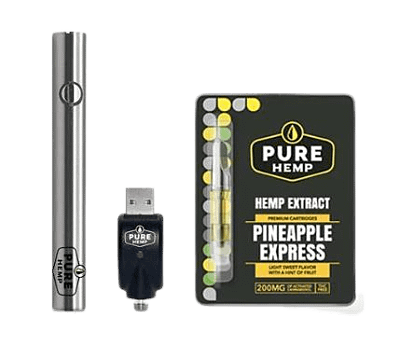 Easy-to-use CBD vape pen starter kit by Pure Hemp.