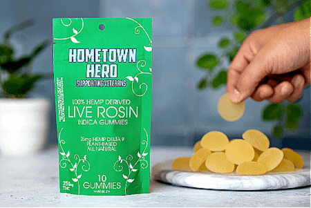 Strongest Effects: Hometown Hero Delta-9 Live Rosin Gummies