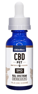 CBDistillery CBD Pet Tincture 1-fluid ounce bottle.  