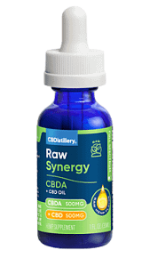 CBDistillery Raw Synergy CBDA + CBD 1:1 Tincture (Best Value)