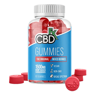 CBDfx Original Mixed Berry CBD Gummies – Best For Pain
