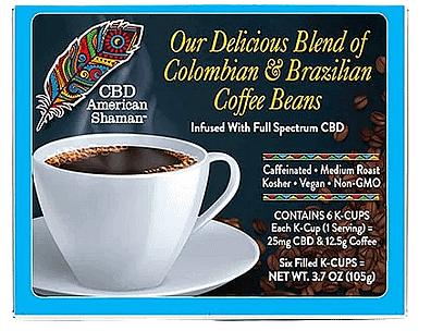 CBD American Shaman Coffee CBD American Shaman Coffee, Best Full-Spectrum.