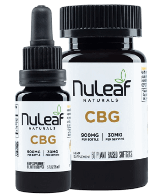 NuLeaf Naturals CBG Oil and Softgel Capsules