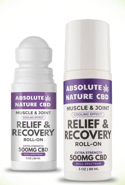 Absolute Nature CBD Topical Salve Absolute Nature CBD Relief Salve, all natural Full-Spectrum topical, 500mg CBD per 1-once container.
